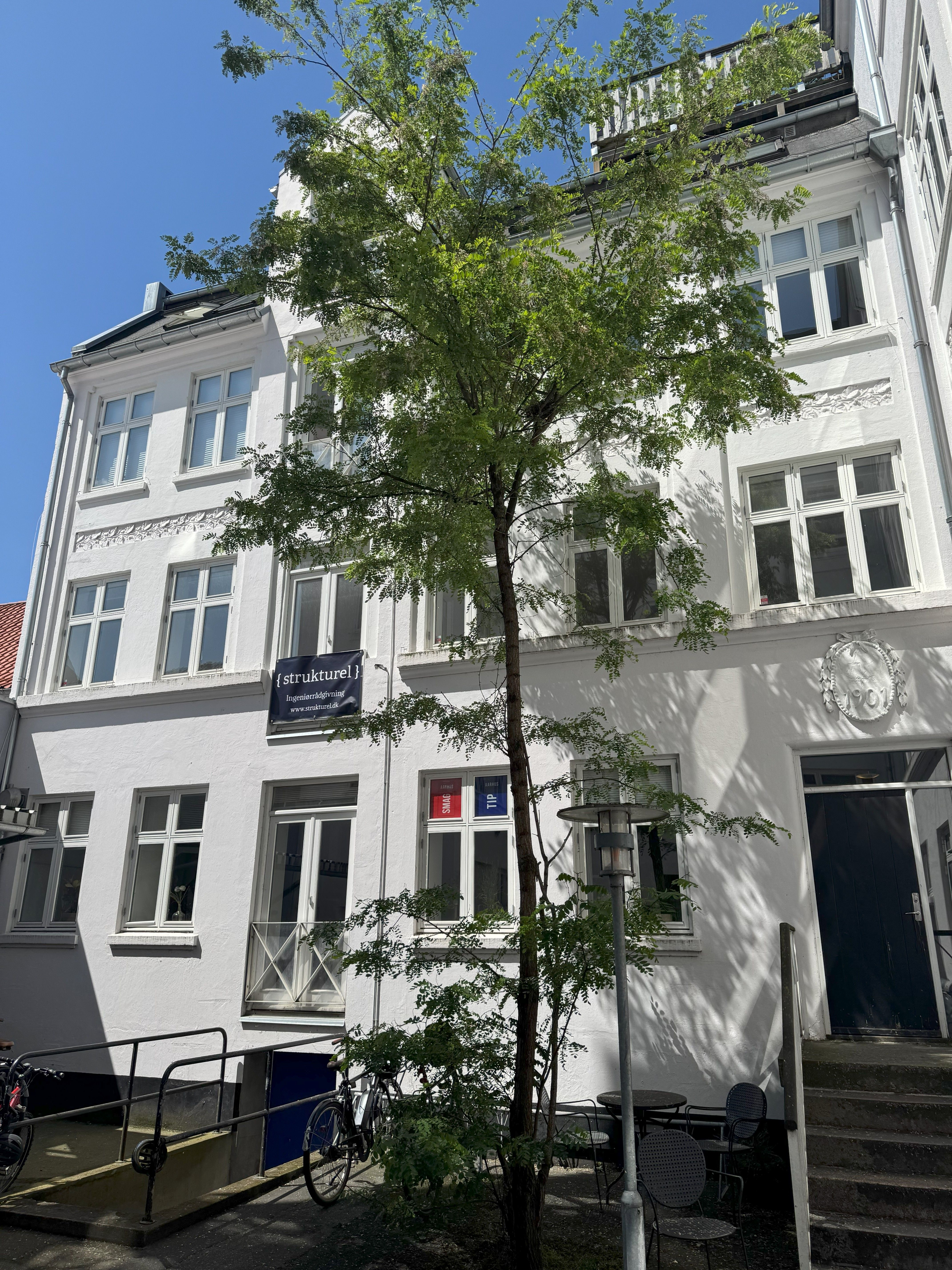 Facaden af kontoret i Aarhus