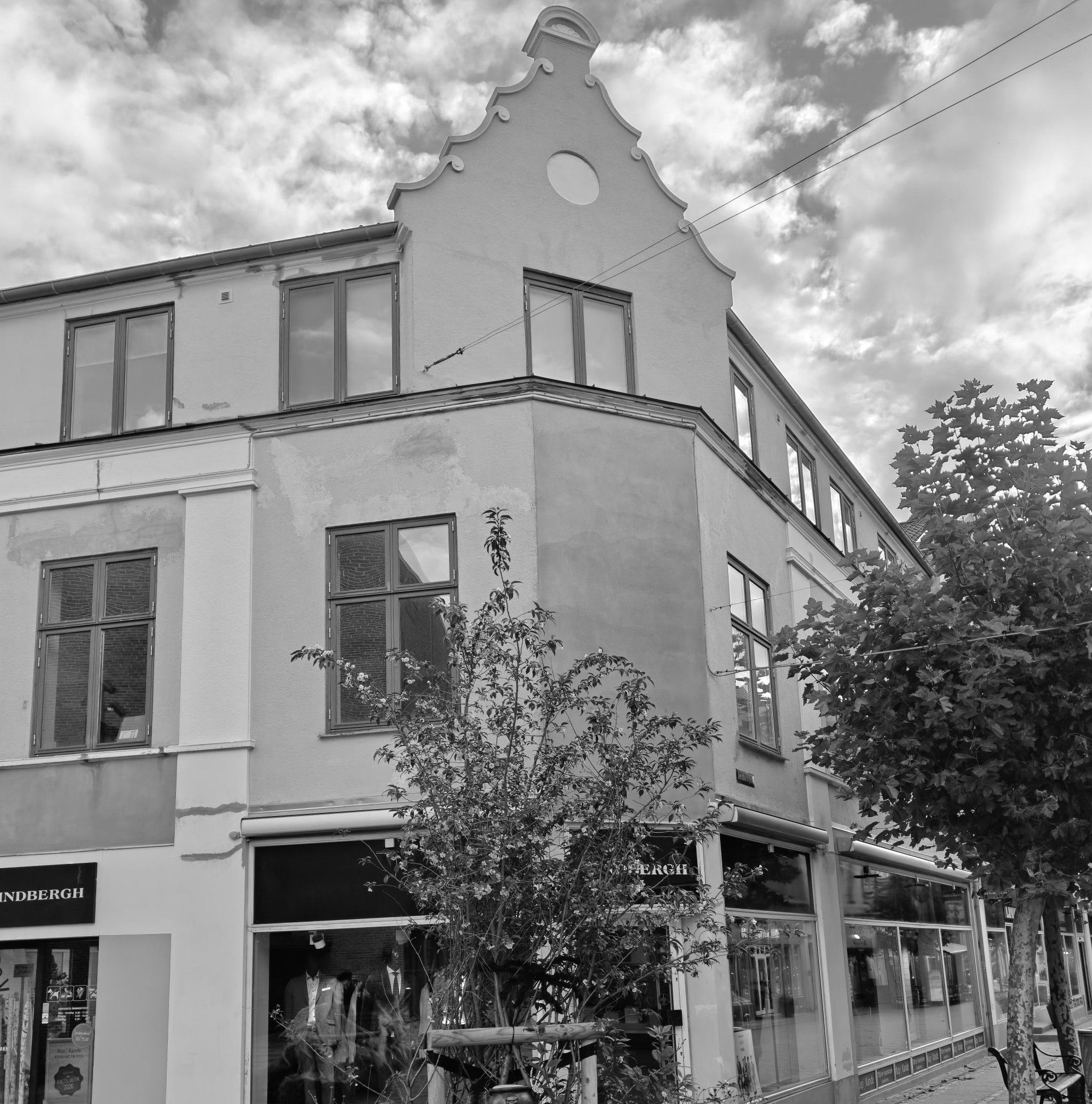 Facaden af kontoret i Nykøbing F.