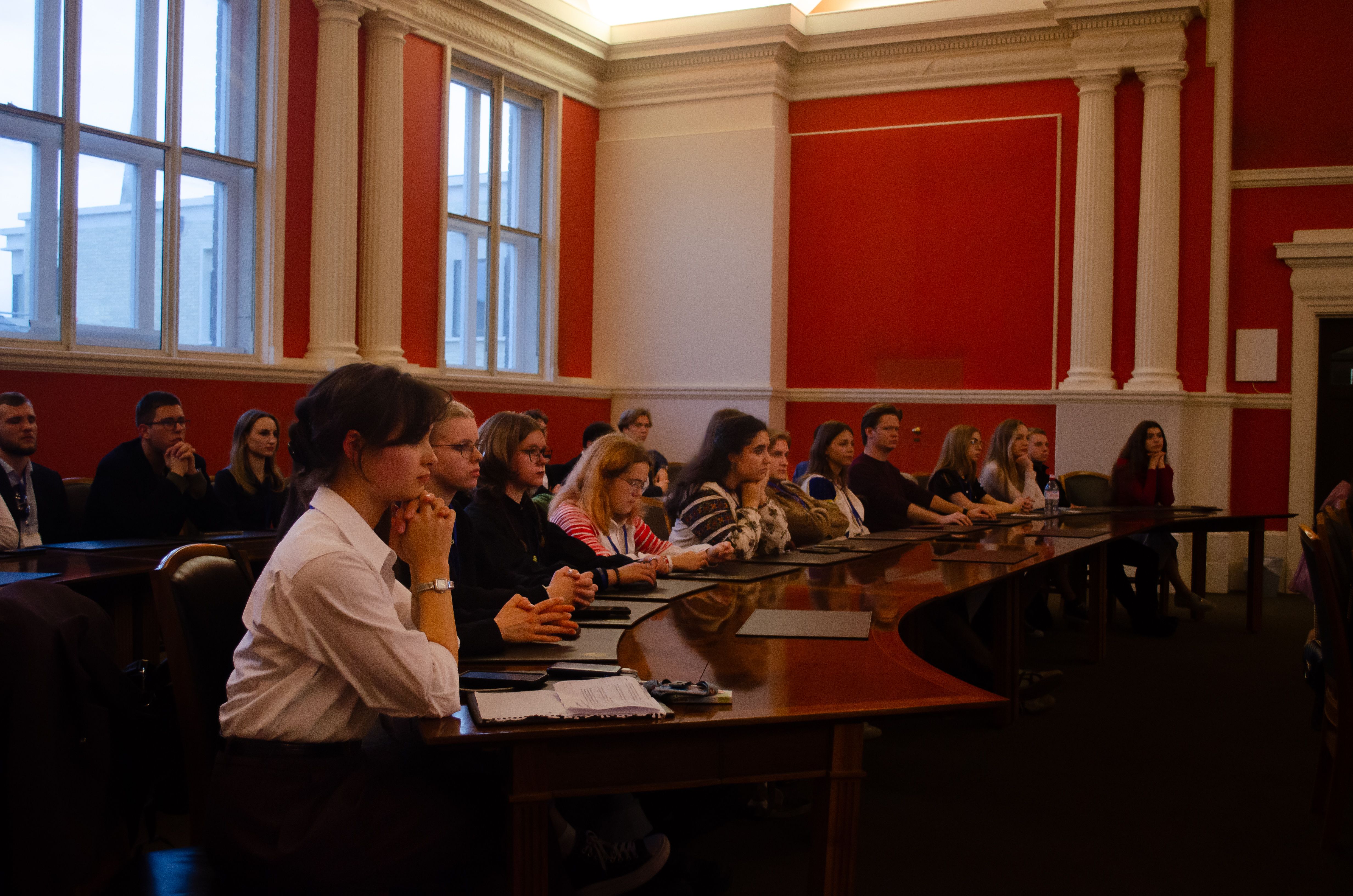 Delegates seated at the Ukrainian Summit