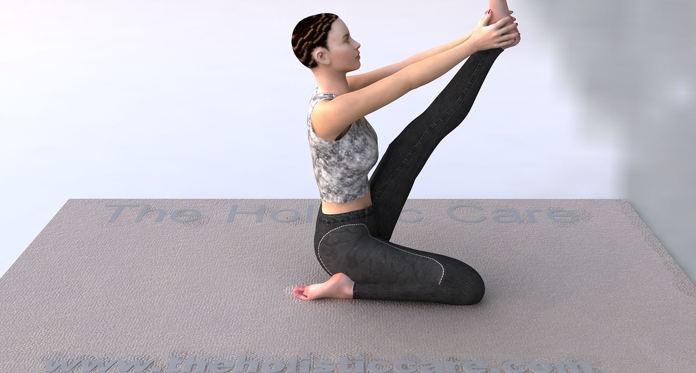 Krounchasana – Heron Yoga Pose