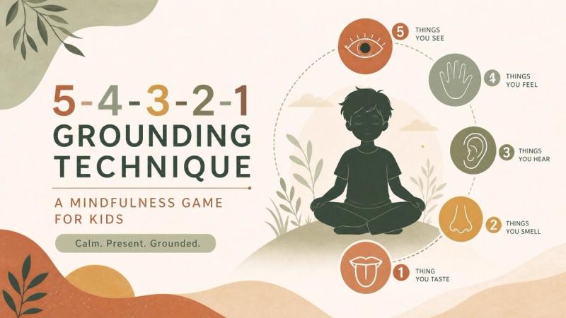 5-4-3-2-1 Grounding Technique for Kids: The Interactive Explorer Game
