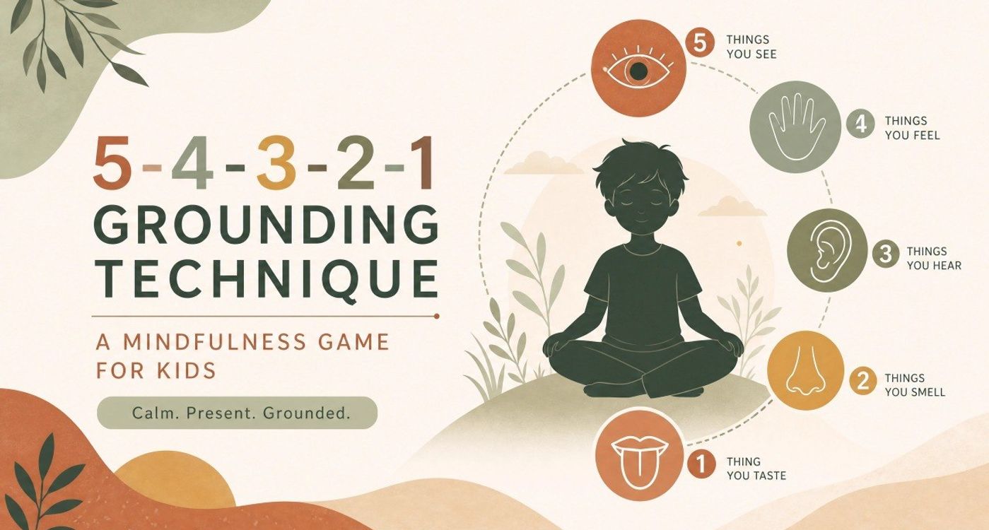 5-4-3-2-1 Grounding Technique for Kids: The Interactive Explorer Game