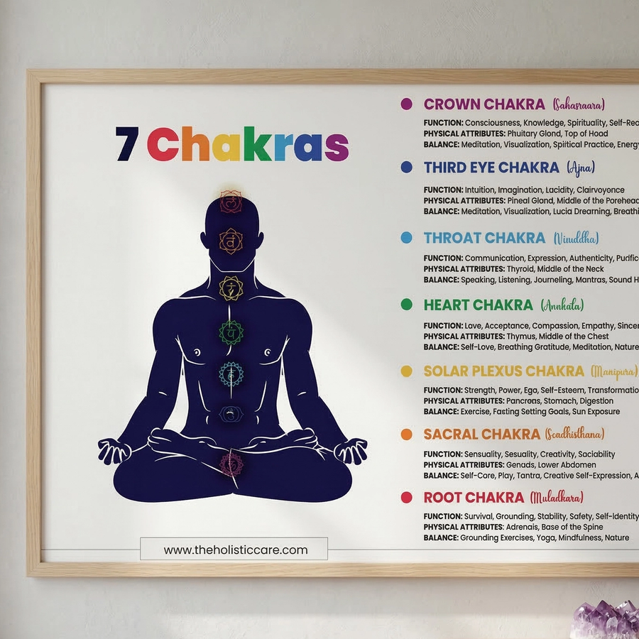 Guide to the 7 Chakras and their Attribution