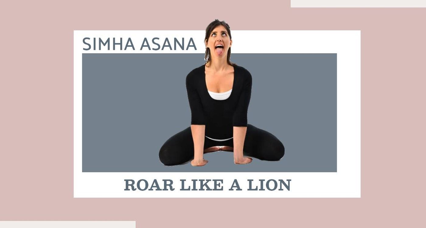 Simhasana - Lion Yoga Pose