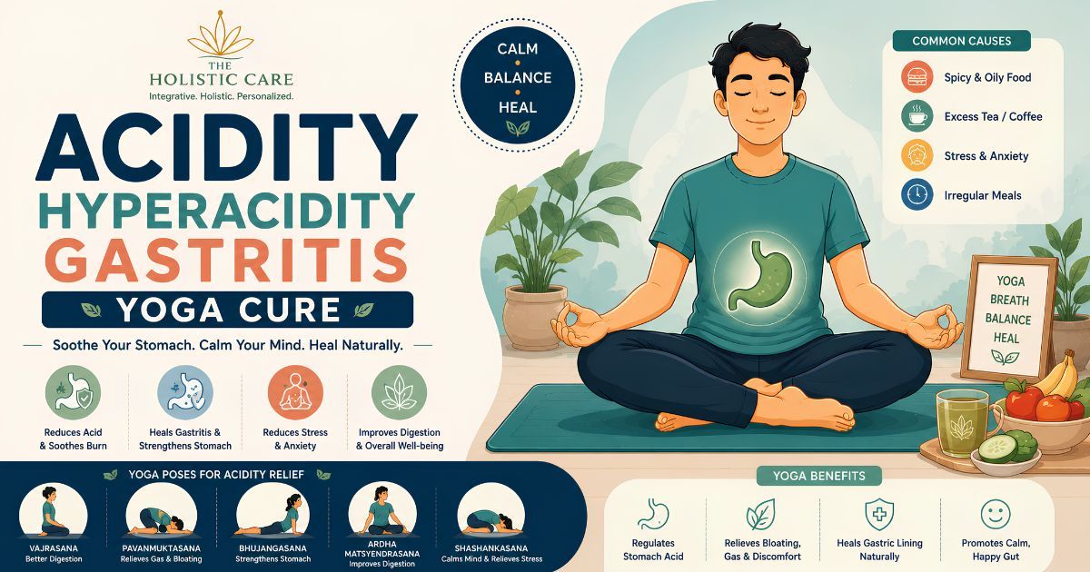 Acidity HyperAcidity Gastritis - Yoga Cure