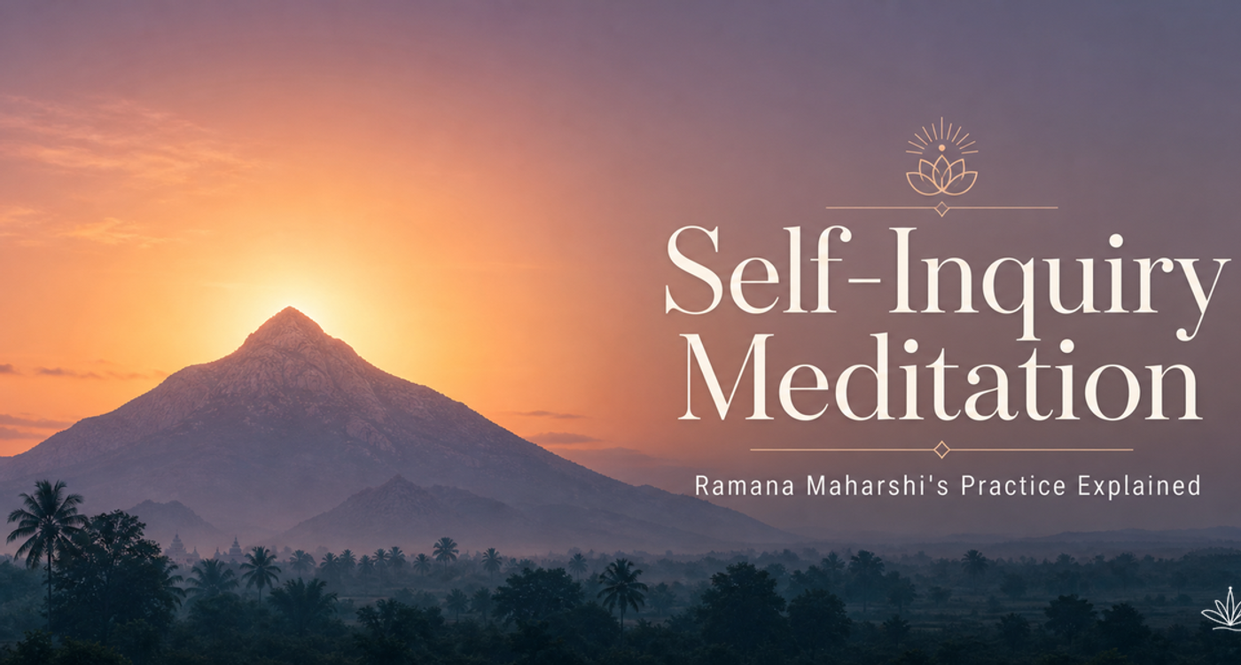 Self-Inquiry Meditation: Ramana Maharshi's "Who Am I?" Practice Explained