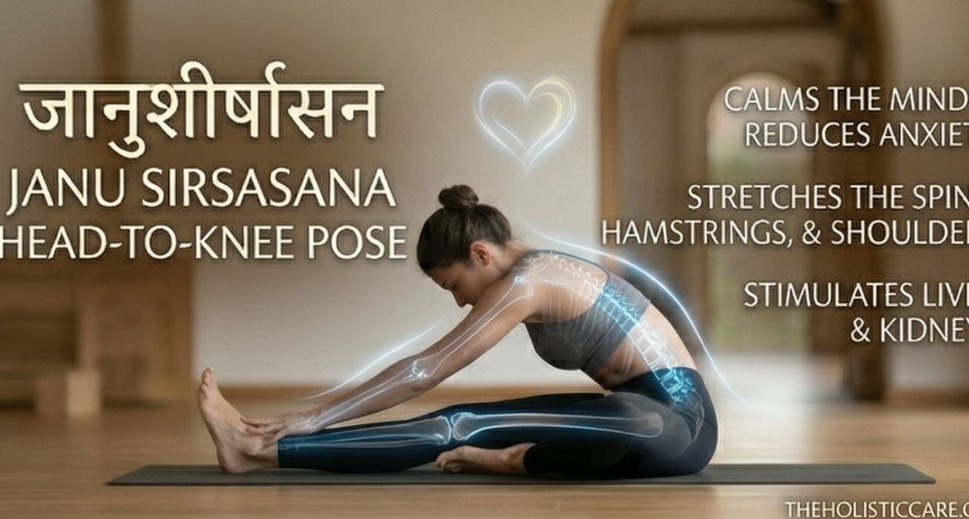 Janu Sirsasana : Head to Knee Forward Bend Yoga Pose