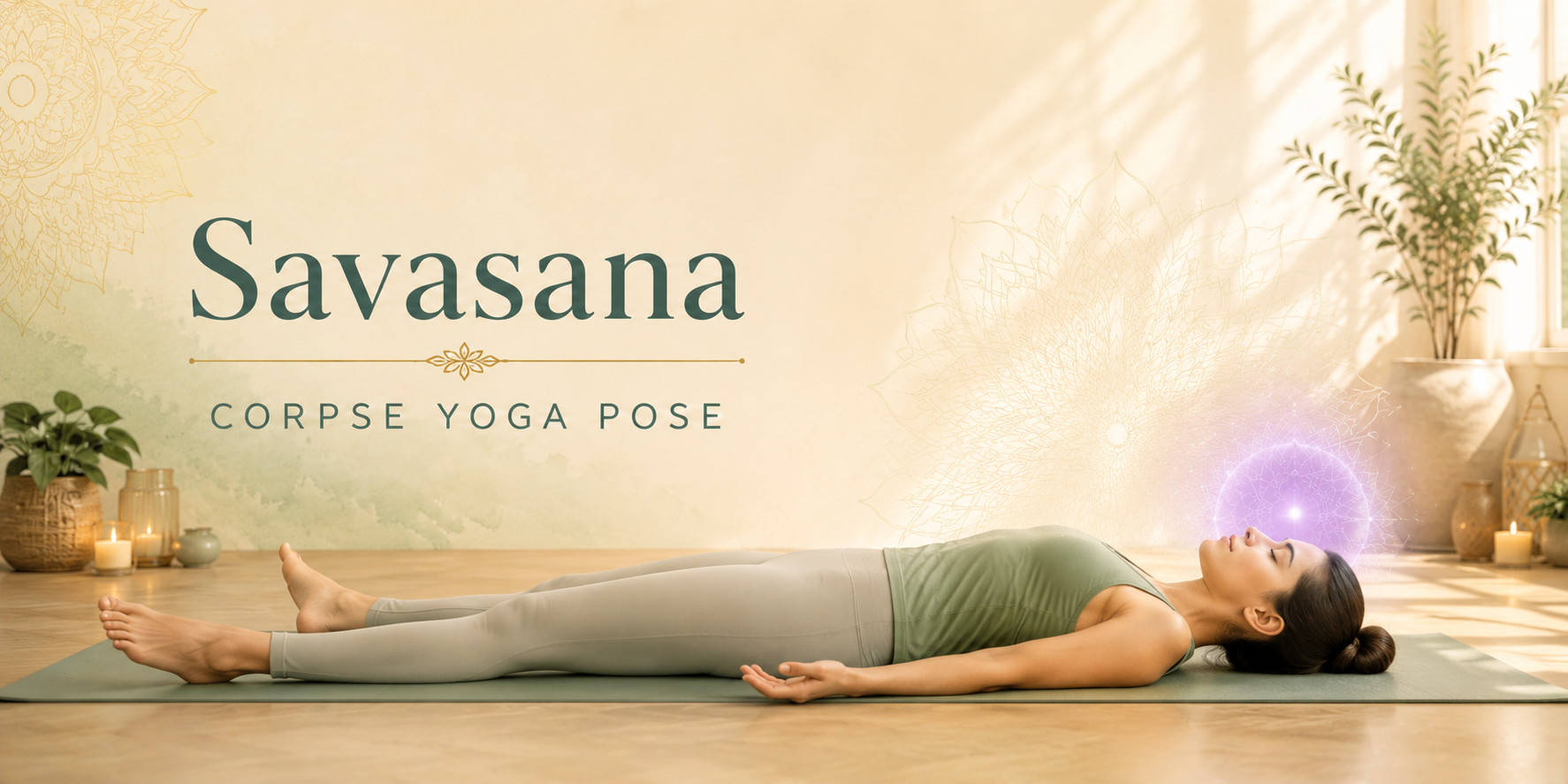 Savasana - Corpse Yoga Pose-Relaxation