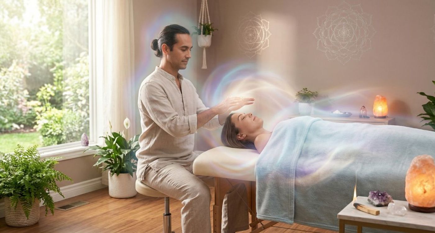 Reiki energy : psychic spiritual healing