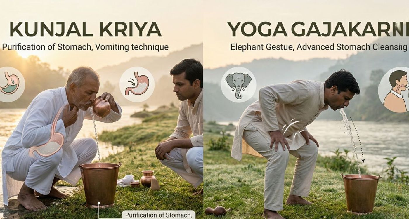 Kunjal Kriya - Yoga Gajakarni