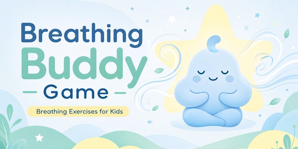 Breathing Buddy: Teaching Box Breathing, Belly Breathing & Star Breathing to Kids