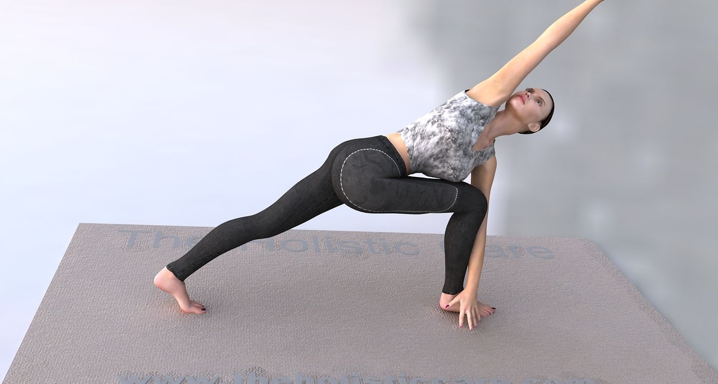 Parivrtta Parsvakonasana - Revolved Side Angle Yoga Pose
