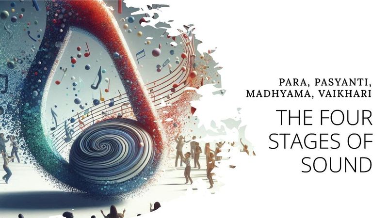Four Stages of Sound: Para, Pasyanti, Madhyama, Vaikhari
