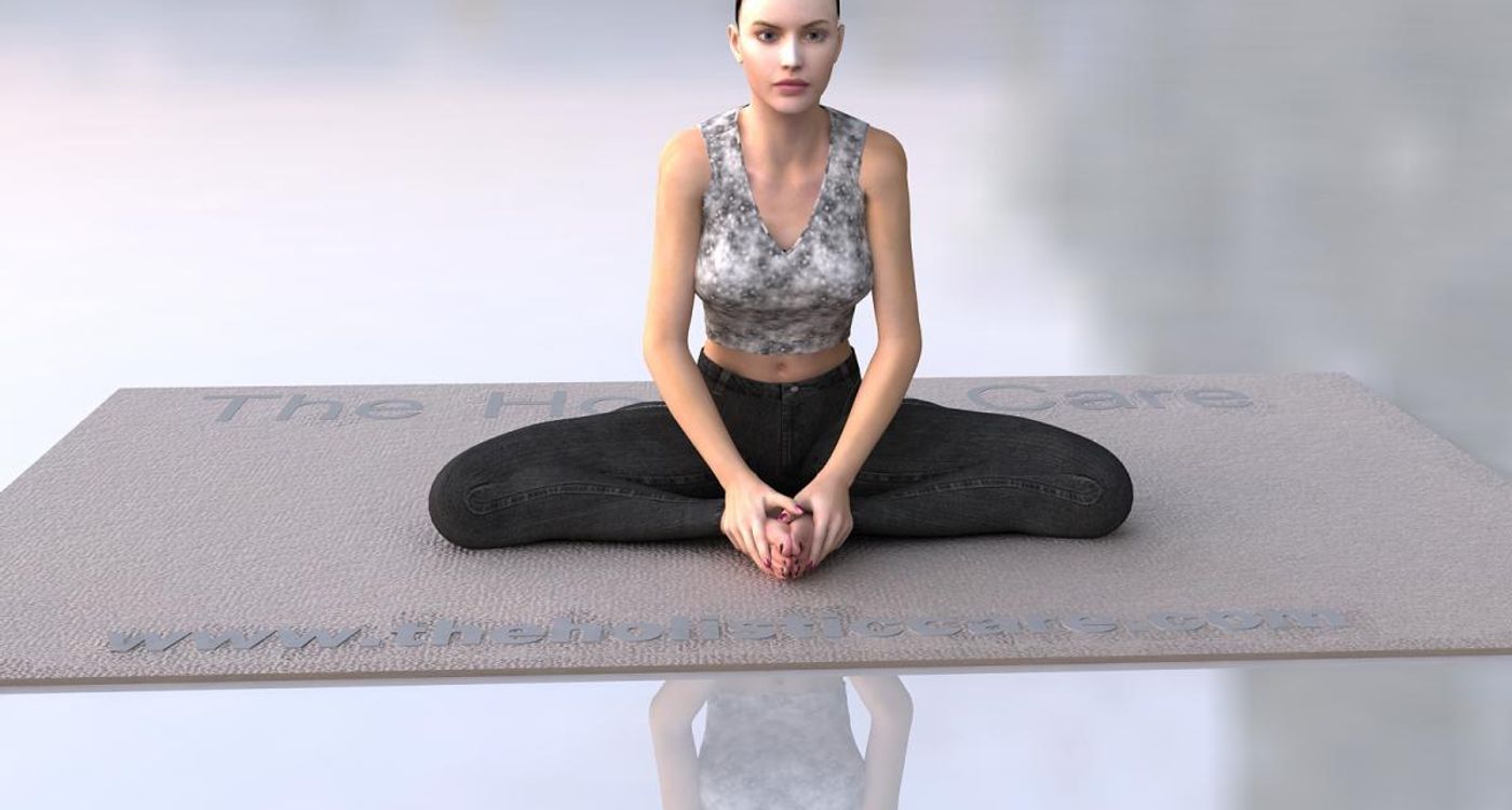 BaddhaKonasana - Restrained Angle Yoga Pose