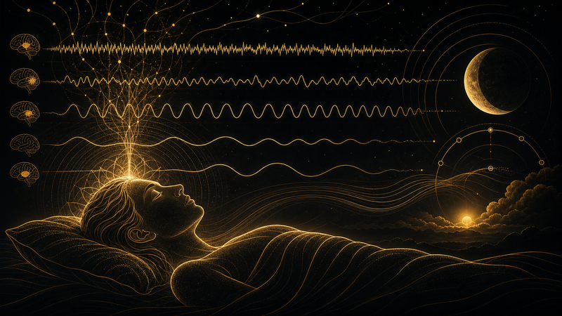 Electrophysiological correlates of higher states of consciousness during sleep