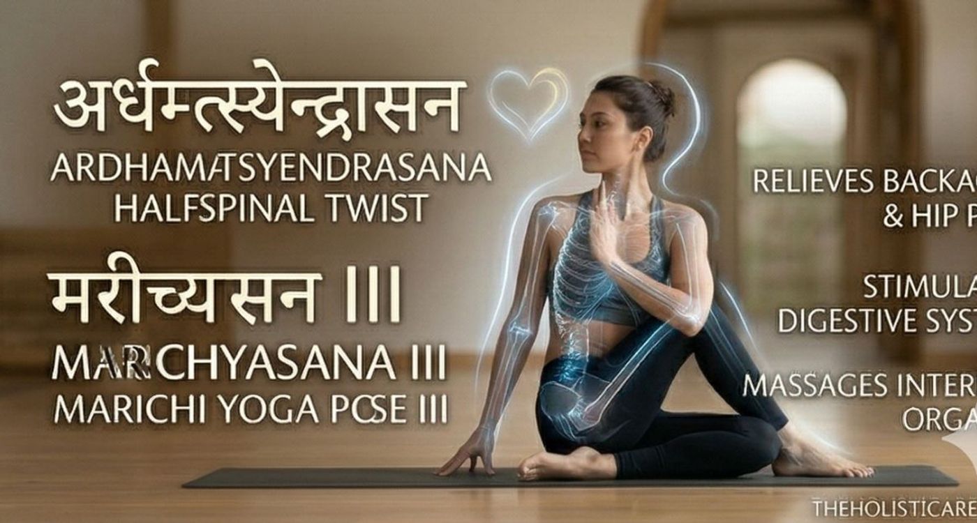 Ardhamatsyendrasana : Marichyasana-III-Marichi Yoga Pose