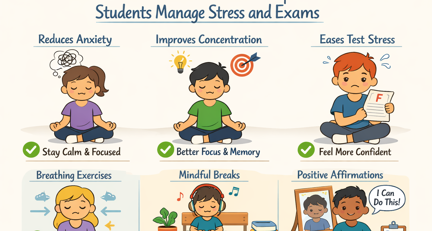 How Mindfulness Helps Students Manage Stress and Exams