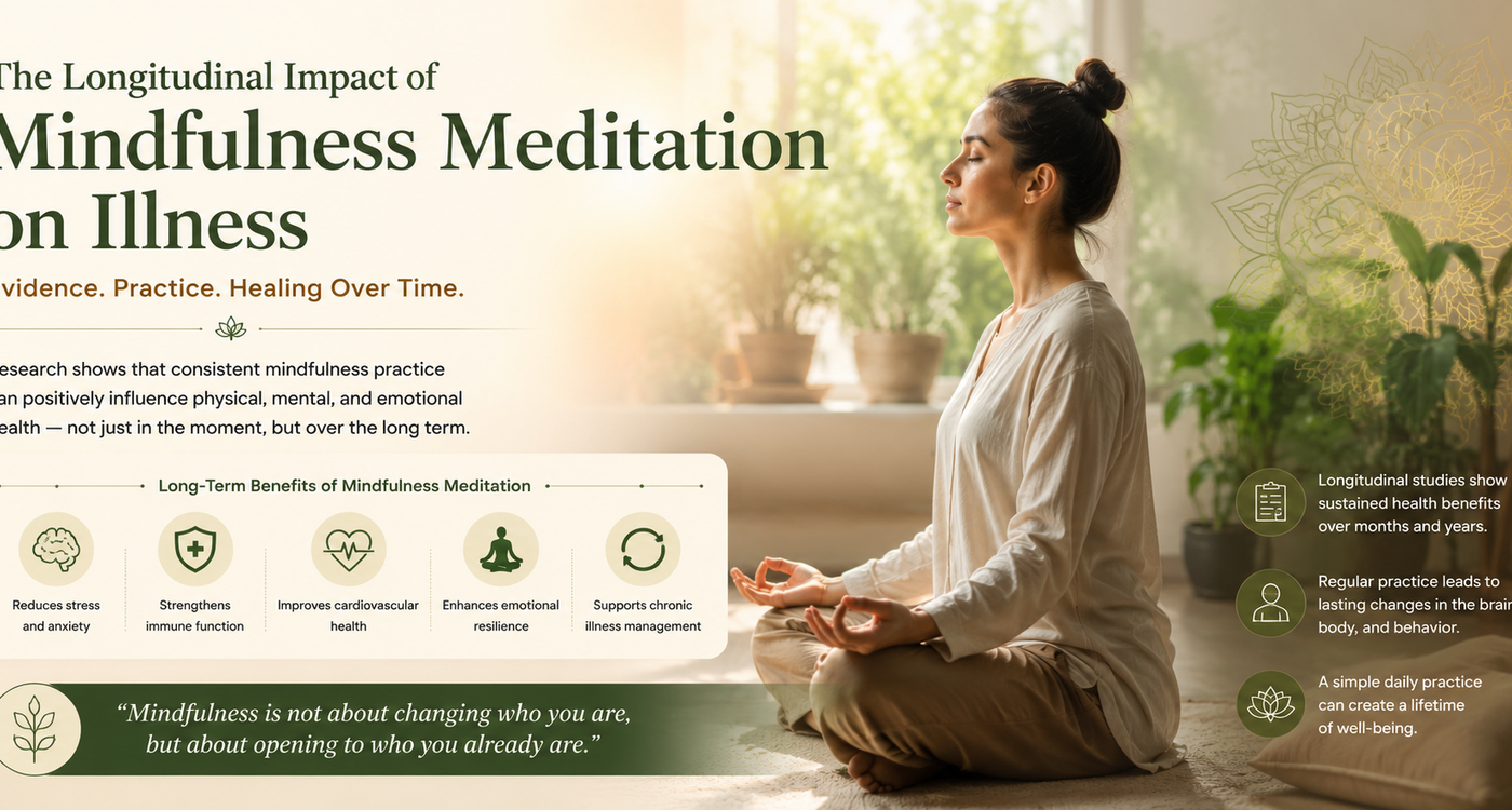 Longitudinal impact of mindfulness meditation on illness