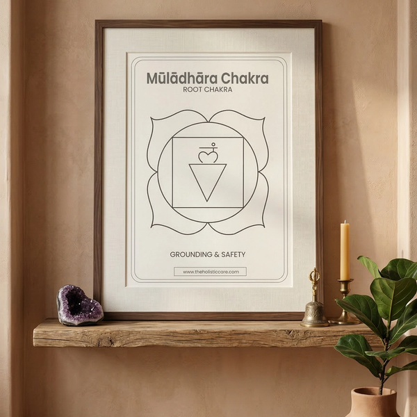 Root Chakra (Muladhara Chakra) Poster Wall Art Instant