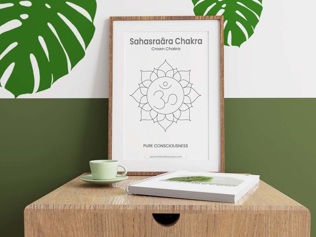 Crown Chakra Sahasrara Chakra Wall Art