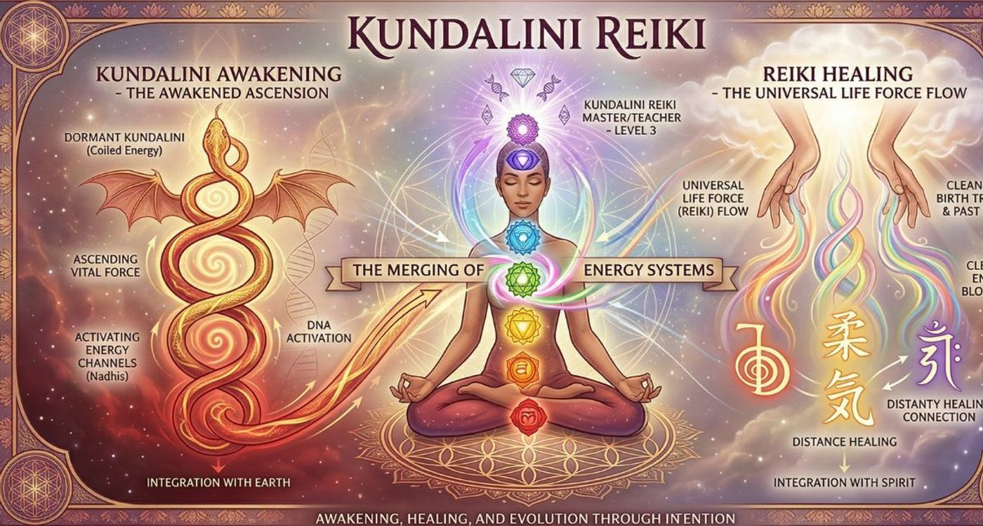 Kundalini Reiki: Diamond Crystalline DNA, Birth Trauma, Location & Past Life Healing