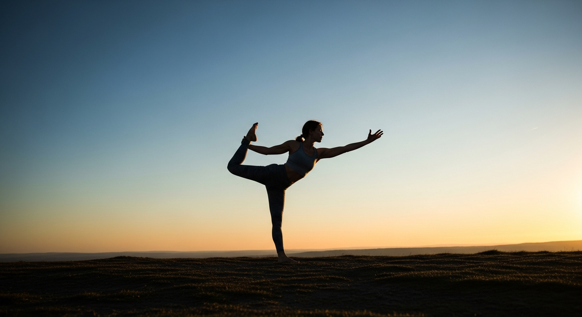 Ardha chandrasana half moon pose yoga