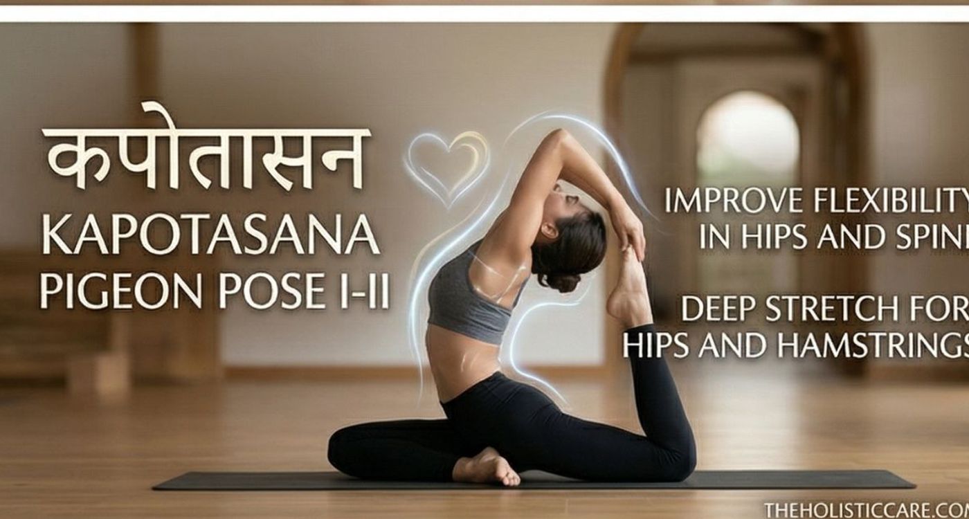 Kapotasana : Pigeon I & II Yoga Pose