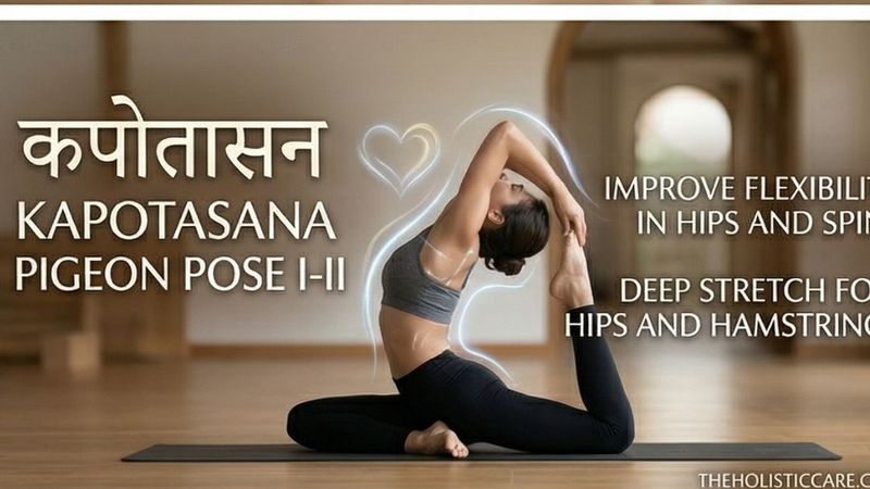 Kapotasana : Pigeon I & II Yoga Pose