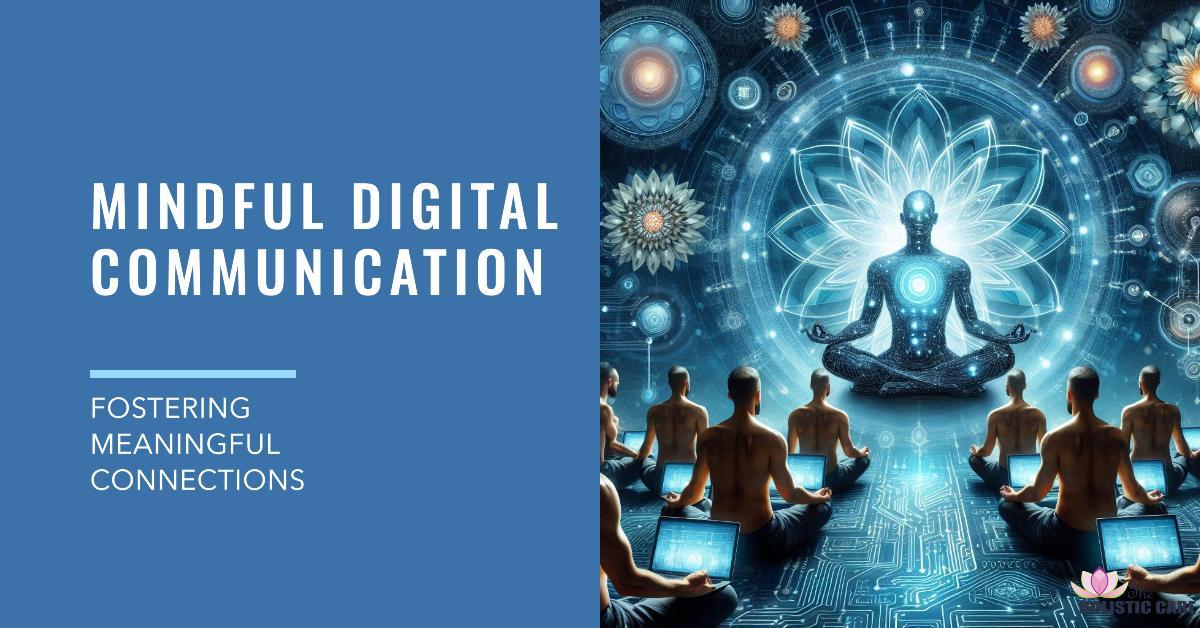 A person pausing mindfully before sending a digital message