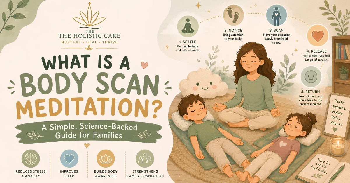 What Is a Body Scan Meditation? A Simple, Science-Backed Guide for Families