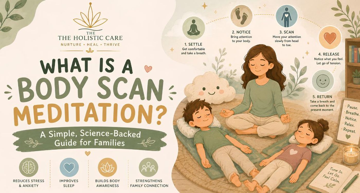 What Is a Body Scan Meditation? A Simple, Science-Backed Guide for Families