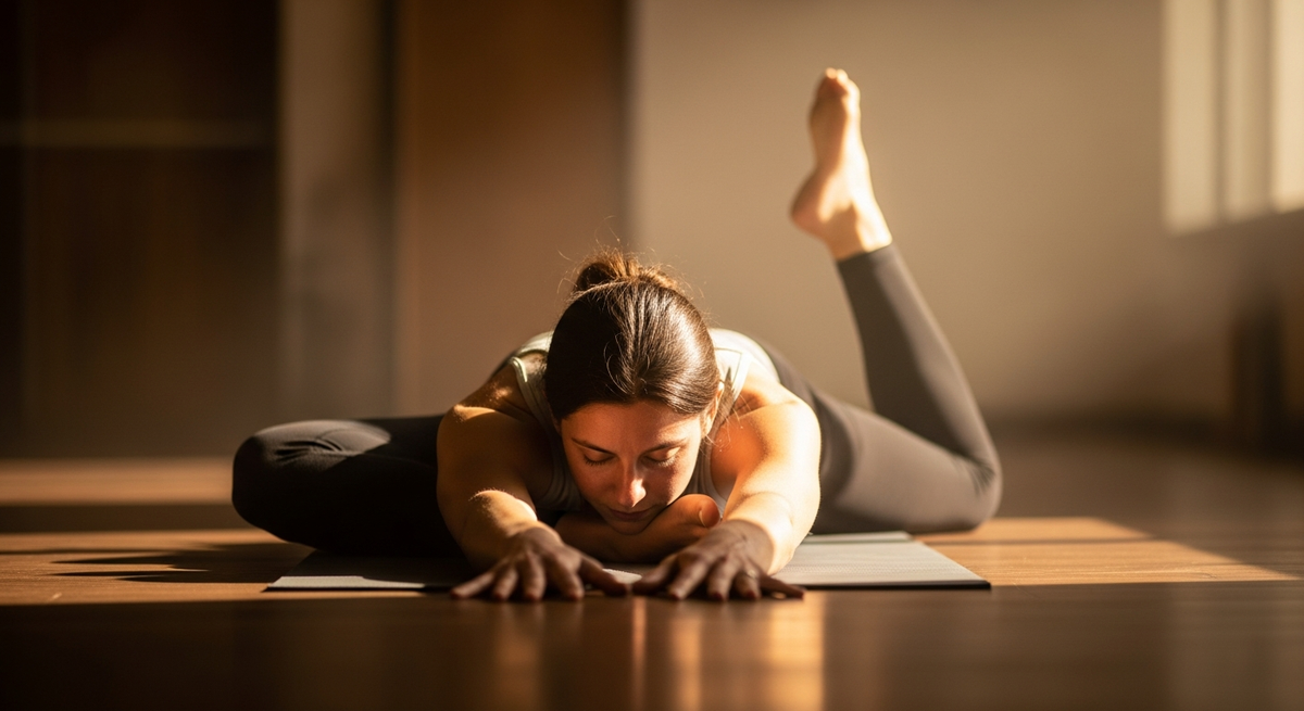 Kapotasana pigeon pose: deep hip opener in yoga