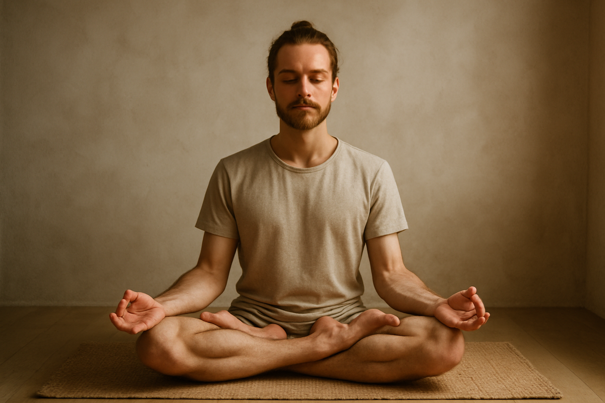 Padmasana lotus pose seated meditation posture