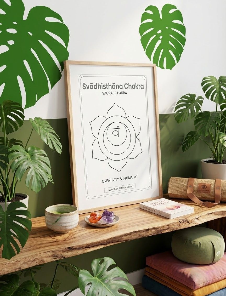 Sacral Chakra (Svadhisthana Chakra) Poster Wall Art 