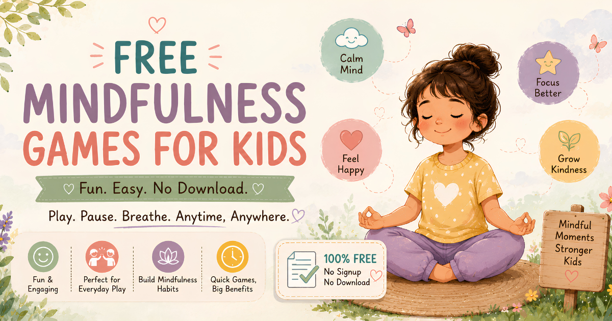 9 Free Mindfulness Games for Kids (No App, No Download, Just Open and Play)