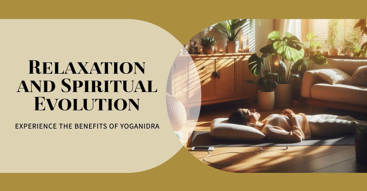 A calm Yoga Nidra practice with a person resting comfortably in stillness