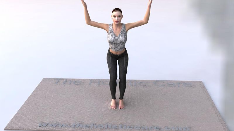 Utkatasana - Chair Yoga Pose