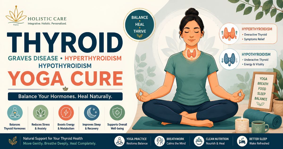 Thyroid Graves Disease Hyper Hypo-thyroidism - Yoga Cure