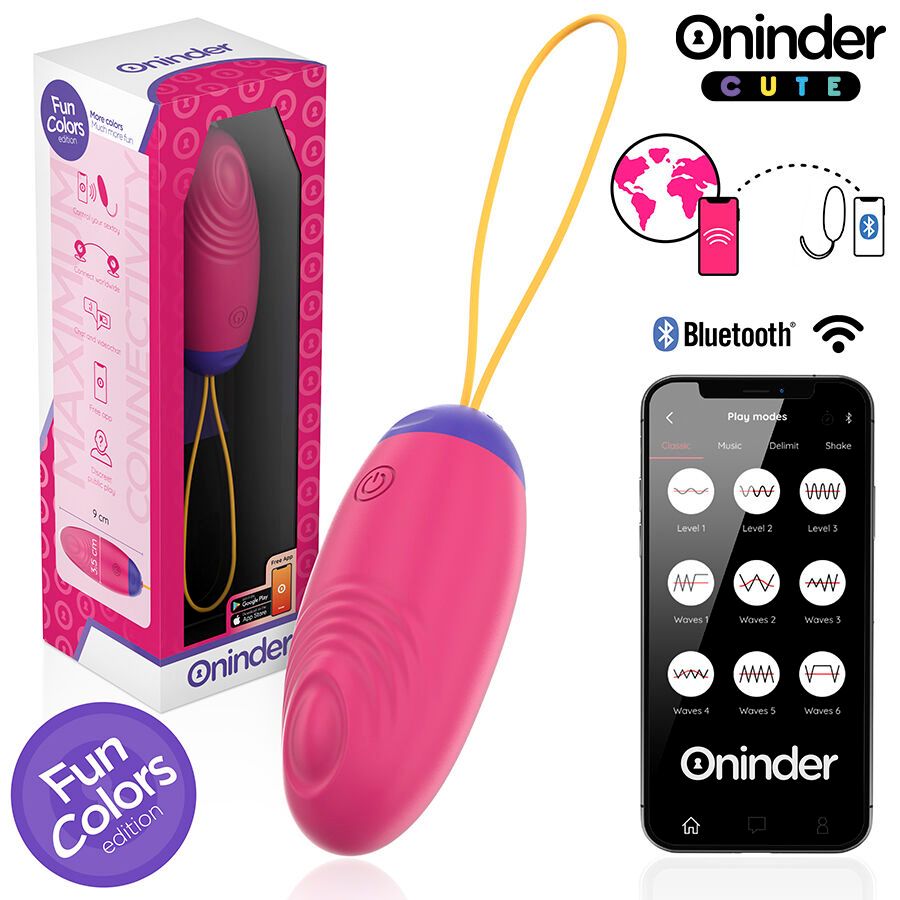 Huevo vibro-wave tapping silicona - App mundial