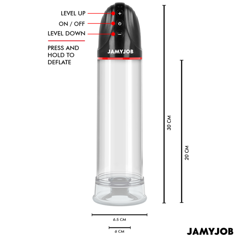 Jamyjob xpand bomba automática de succión 3 niveles Estándar (Pene) foto 3