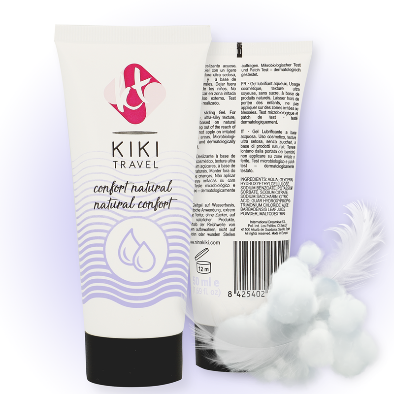 Kikí travel gel deslizante íntimo 50ml Natural Confort foto 2