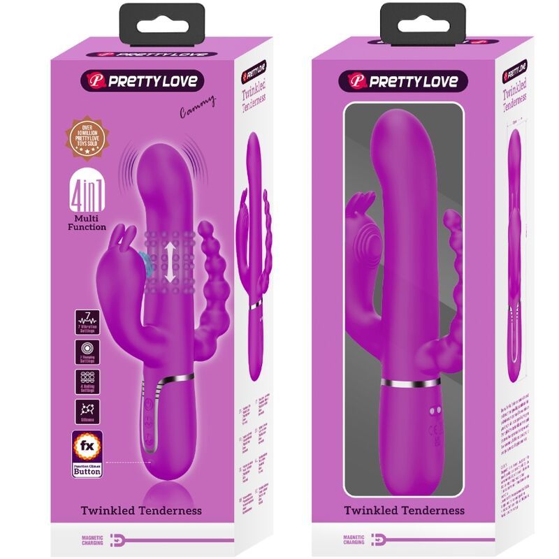 Cammy triple vibrador multifunción 4 en 1  foto 5