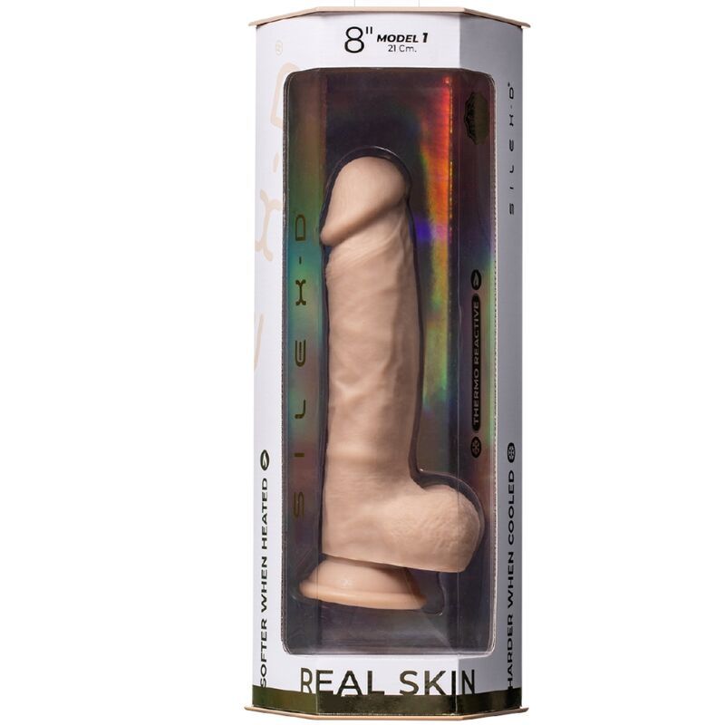 Dildo realista Silexd real skin 17.8 CM foto 11
