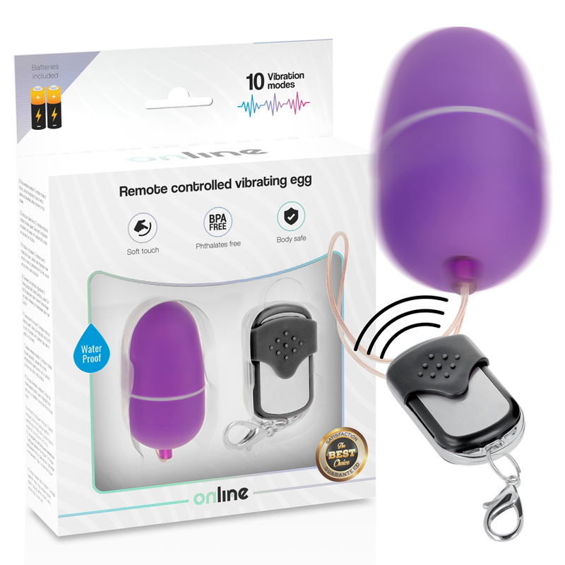 Huevo vibrador con mando - Talla m  foto 3