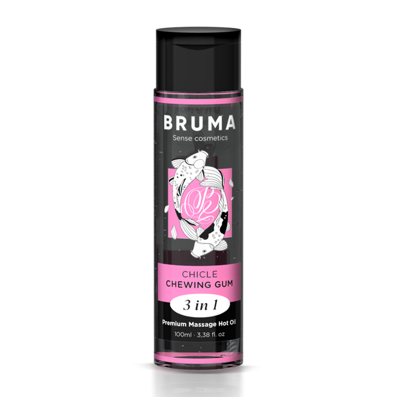 Aceite de masaje efecto calor 3 en 1 bruma (100 ml) Chicle