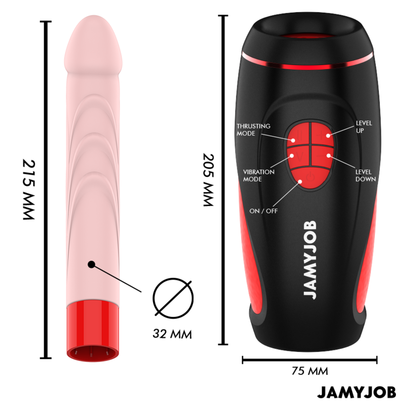 Pyston - Masturbador automático con dildo  foto 6