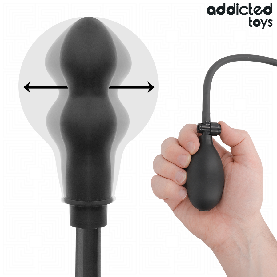 Plug anal doble inflable  foto 4