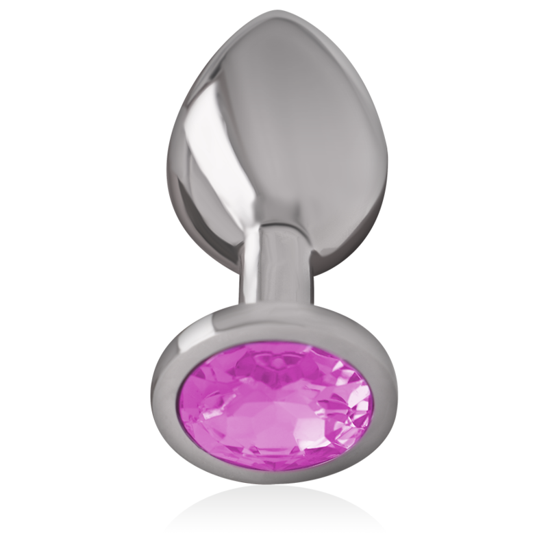 Plug anal metálico con cristal