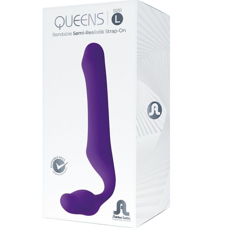 Dildo sin sujeción con penetración - Queens strap-on  foto 13