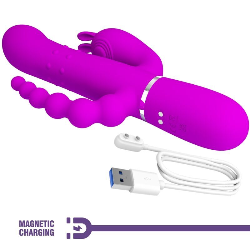 Cammy triple vibrador multifunción 4 en 1  foto 3